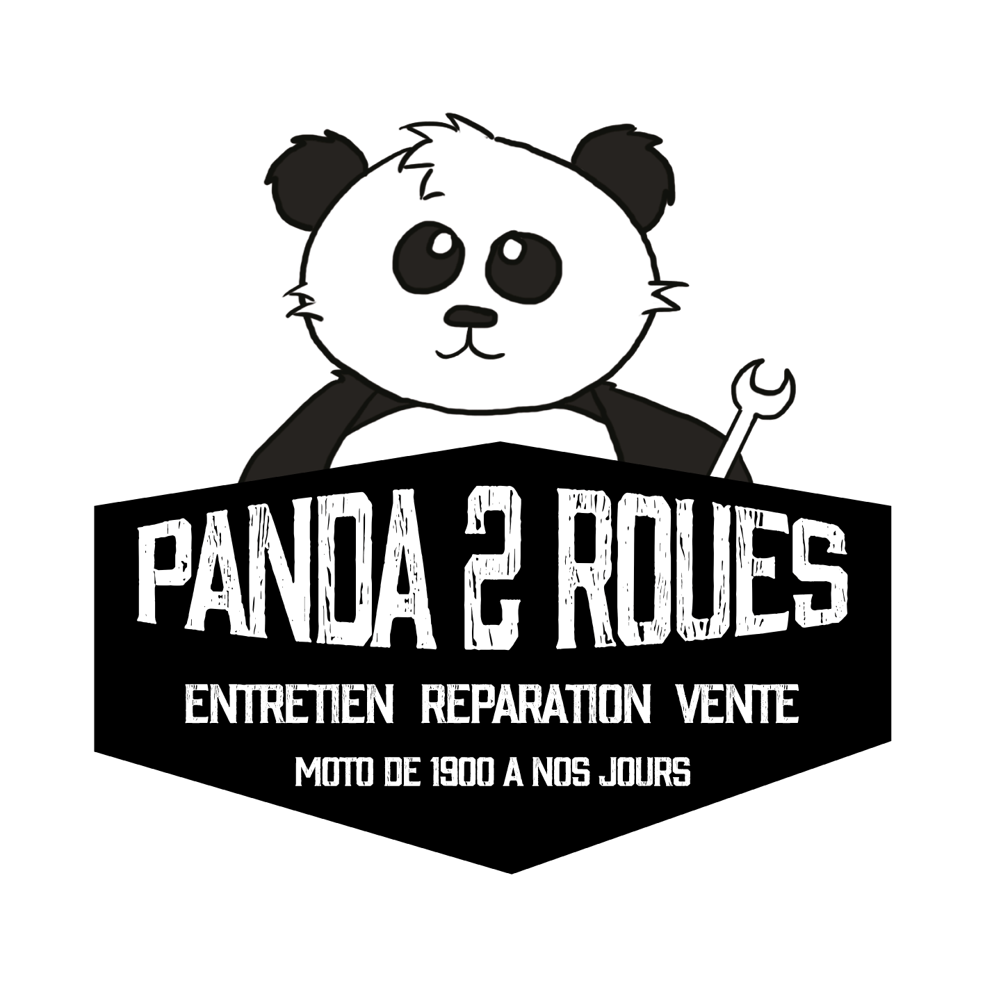Logo Panda 2 Roues