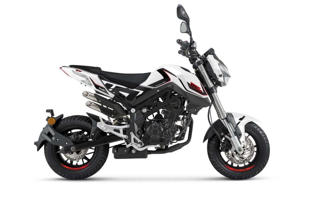 Benelli TNT 125 blanche