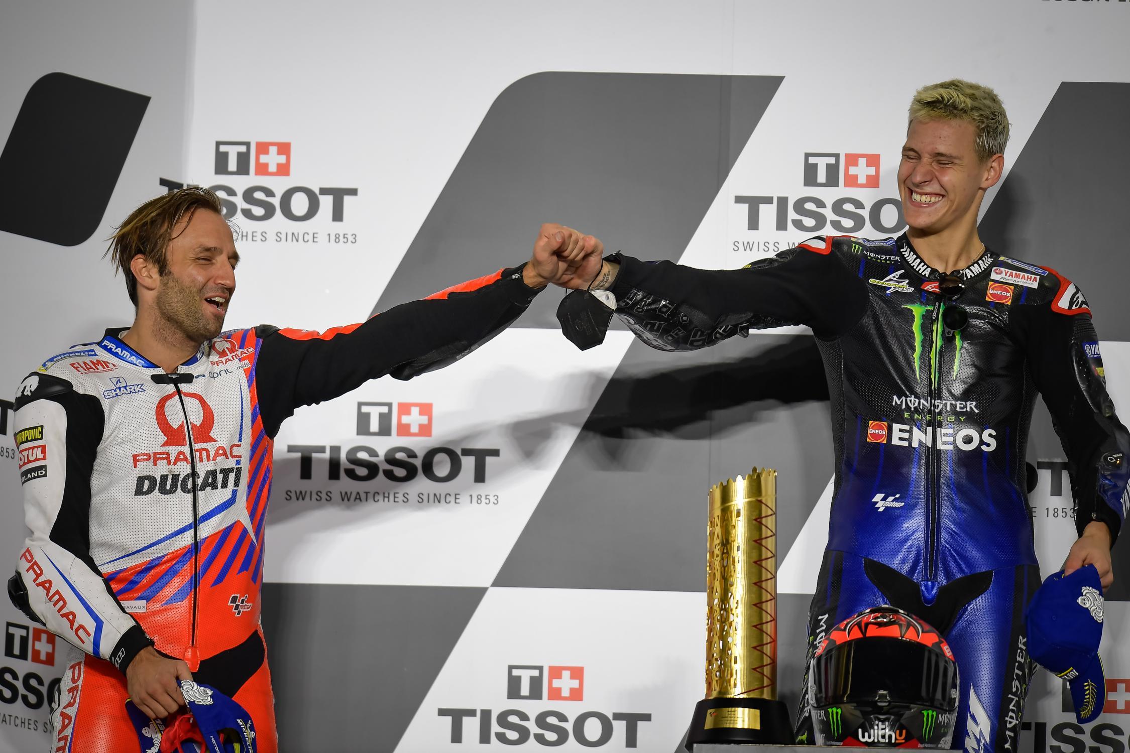 Deux français sur le podium du MotoGP !
