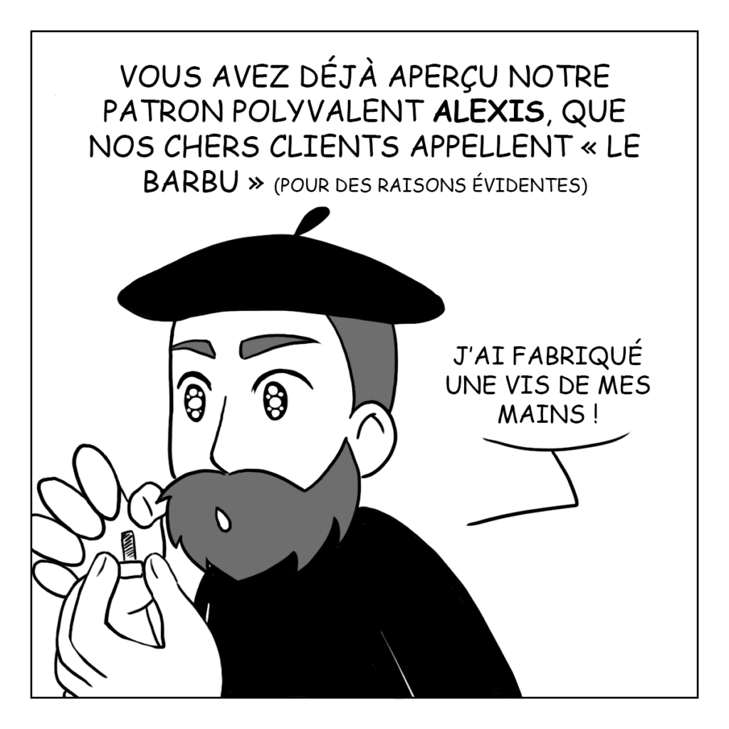 Bande Dessiné de l'équipe de Panda 2 Roues